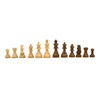 12 Classic Staunton Chessmen. Sheesham and Kari wood.