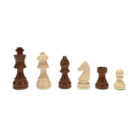 WE Games French Staunton Wood Chess Pieces – Weighted – King measures 3 in.