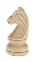WE Games French Staunton Wood Chess Pieces,  Weighted with 3 in. King