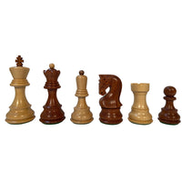 6 Zagreb Chess Pieces Acacia and Boxwood.