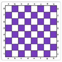 Purple Mousepad Chessboard, 20 inches.