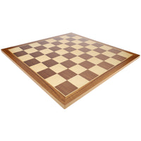 WE Games Deluxe Walnut Wood Veneer Chess Board - 18 in.