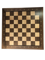 Grand Walnut Chess Board - 21.25 inches.