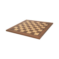 WE Games Grand Walnut Chess Board - 21.25 inches