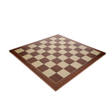 WE Games Mahogany Stained Wooden Chess Board, Algebraic Notation, 21.25 in.