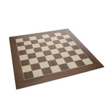 WE Games Deluxe Walnut and Sycamore Wooden Chess Board - 21.75 inches