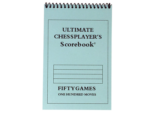 Ultimate chess player's scorebook. Front cover.