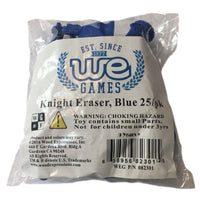 Chess Blue Knight Erasers (Pack of 25)