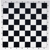 WE Games Tournament Chess Pack - Staunton Plastic Pieces, 3.75 inch king - 20 inch Black Vinyl Board and Black Tote