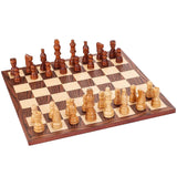 Classic Chess Set - Walnut Wood Board 12 in.