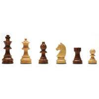 6 chess pieces. 3 Sheesham and 3 Kari wood.