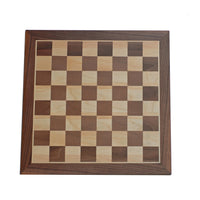 Wooden checker board.