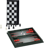 Magnetic 3-in-1 Combination Game Travel Set - 8 inches.