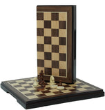 Magnetic Folding Chess & Checkers Set. 