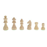 WE Games French Staunton Wood Chess & Checkers Set, 15 inch Board with Storage