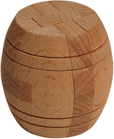 Wooden barrel puzzle.