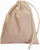 Cloth drawstring bag.