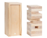 WE Games Mini Wooden Blocks Stacking Tower Game - 5.5 inches Tall