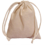 Cloth drawstring bag for storage.