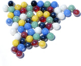 WE Games Classic Solid Wood Chinese Checkers Set with Glass Marbles - 11.5 inches in diameter