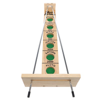 WE Games Shoot The Moon - a Classic 1940's Nostalgia Game - Solid Natural Wood - 17.5 inches
