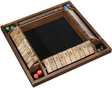 Shut The Box(TM) dice Game with blocks flipped up.