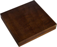 Dark Brown Shut the Box with the lid on top.