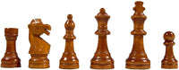 Sheesham wood English Staunton chess pieces.