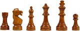 Sheesham wood English Staunton chess pieces.