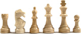 Sheesham wood English Staunton chess pieces.