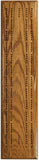 Competition Cribbage Set (Made in USA) - Solid Stained Oak Wood Sprint 2 Track Board