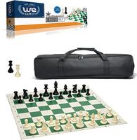 Quality Tournament Chess Set with Black Canvas Bag - 3.75 Inch King
