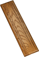 Angled picture of Competition Cribbage Board.
