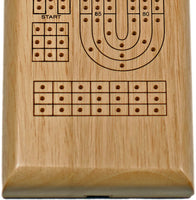 View of the bottom of the board. The start position.
