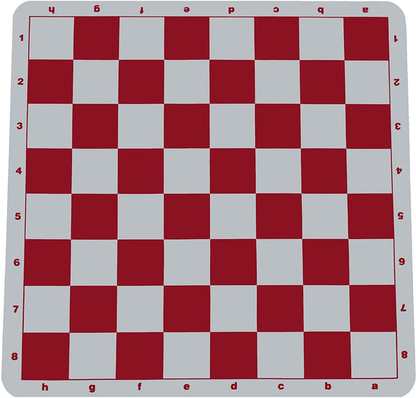 Ultimate Tournament Chess Board - Silicone with Red Squares