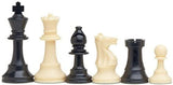 6 chessmen black and white
