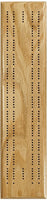 Competition Cribbage Set (Made in USA) - Solid Oak Wood Sprint 2 Track Board
