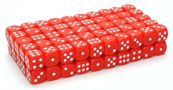 Red Dice with Rounded Corners