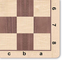 Corner of mousepad chessboard with rounded corner.