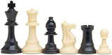 6 black and white chessmen