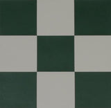 Zoomed in on chess board squares.