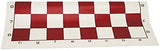Tournament Roll Up Chess Board - Vinyl with Burgundy Squares