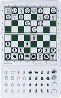Magnetic pocket chess set.