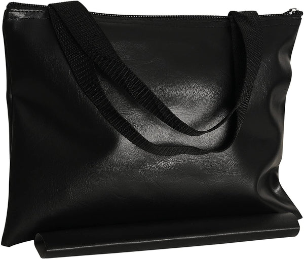 Black Leatherette Chess Bag - 12 inches.